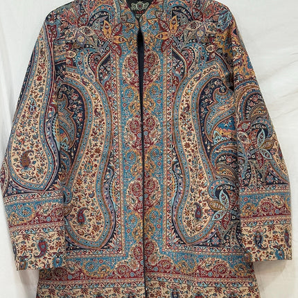 Kani Woven Wool Jacket | Kashmir Artwear, Size 36