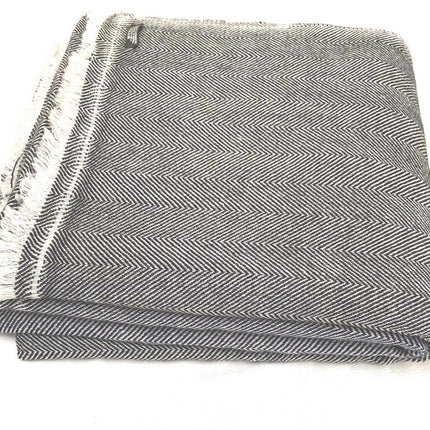 Luxurious Cashmere Blanket , Hand made in Nepal. 53x110 inches ! Black Friday special !!!