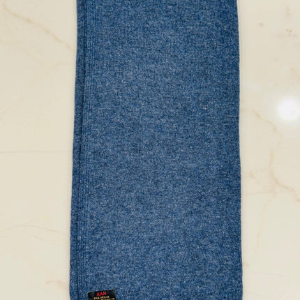 Kashmiri Cashmere Blend Scarf | Handmade Unisex Stole, Soft Shawl (28x80)