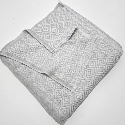 Luxurious Cashmere Blanket , Hand made in Nepal. 53x110 inches ! Black Friday special !!!