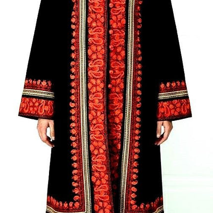 Hand made Sozni, Tila(resham), Aari - fusion designer Pashmina Wool winter Jacket – Kashmir Artwear| Size 46
