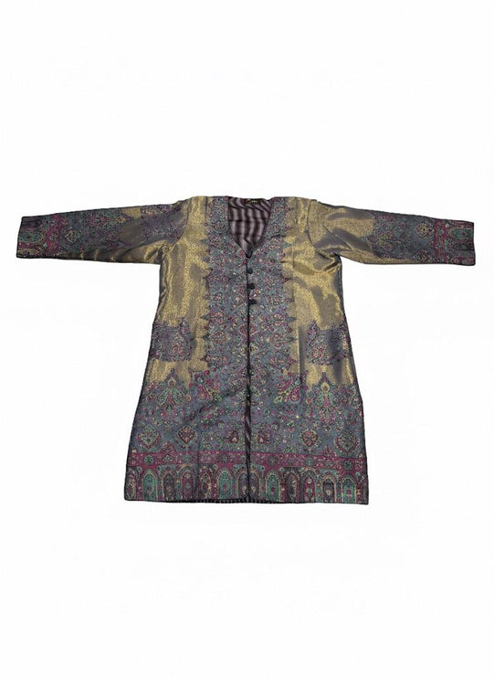 Luxury Pure Pashmina Jacket | Moonlight kani Jacket | size 46