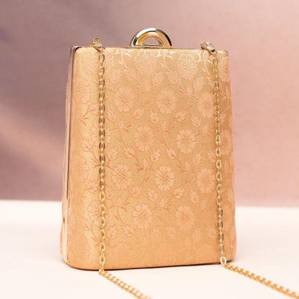 Silk Clutch | Handmade Floral Embroidered Silk Purse