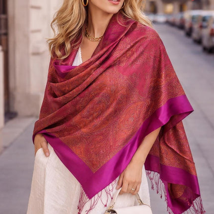 Kashmiri Pure Silk Stole/ Authentic Silk