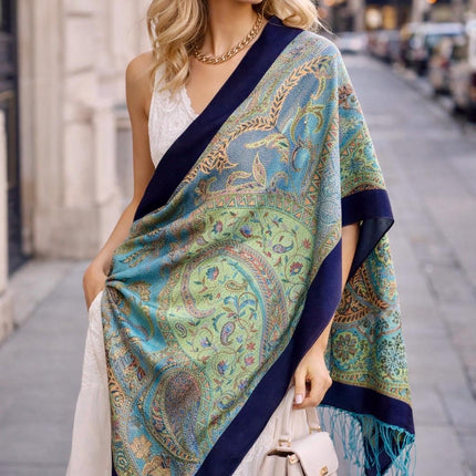 Kashmiri Pure Silk Stole/ Authentic Silk
