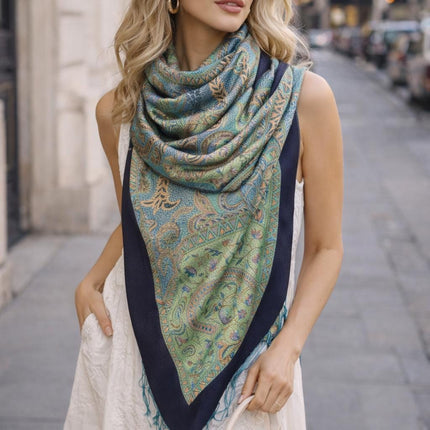 Kashmiri Pure Silk Stole/ Authentic Silk
