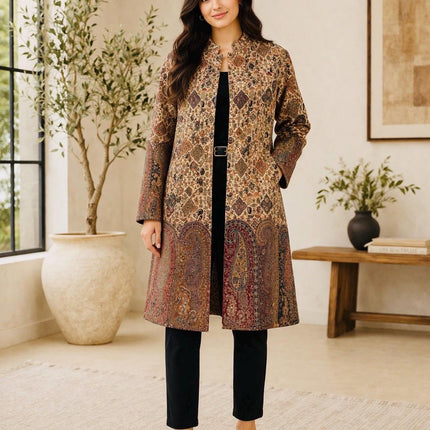 Kani Woven Wool Jacket | Kashmir Artwear