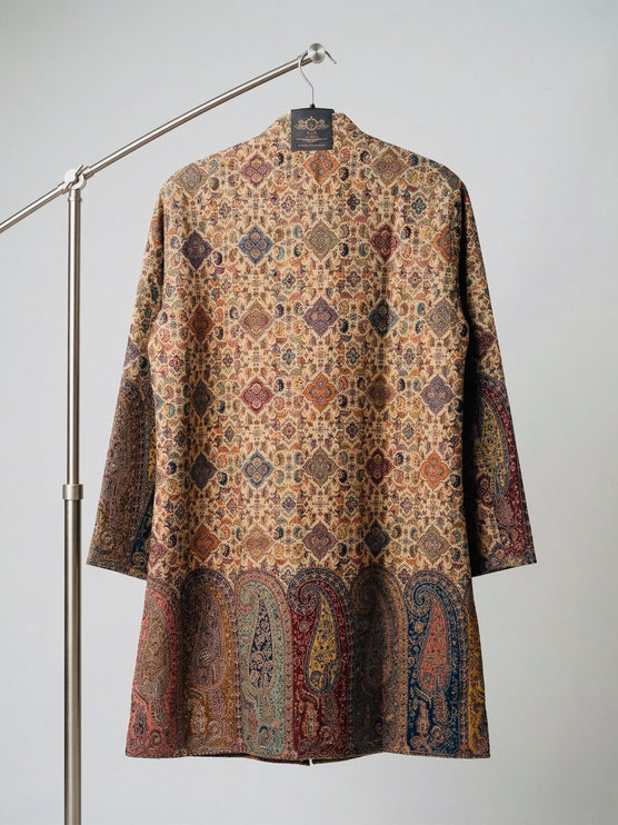 Kani Woven Wool Jacket | Kashmir Artwear