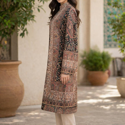 Kani Jamawar Wool Jacket | Size 44 Kashmir Artwear