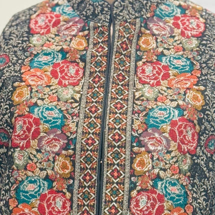Kani Wool Jacket | Floral Jari Artwear