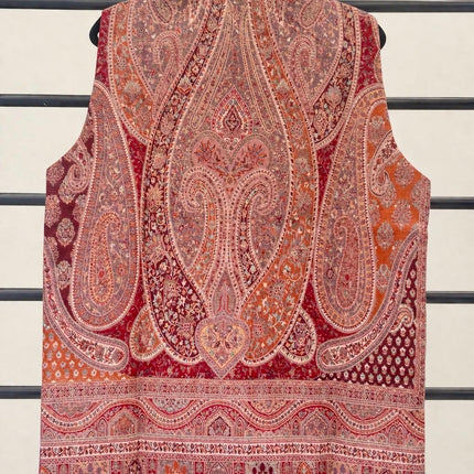 Kani Jamawar MENS WOVEN PAISLEY waistcoats, structured fit | Statement fashion wear| Size-46