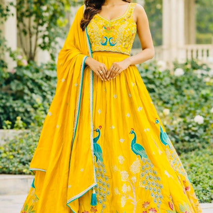 Designer Lehenga Set | Embroidered and sequence l