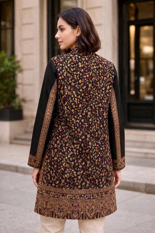 Kashmiri Cotton Silk Jacket l colors and sizes are available Summer collection