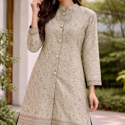 Kashmiri Cotton Silk Jacket l colors and sizes are available Summer collection