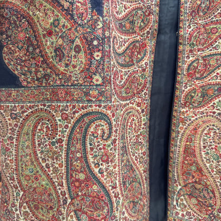 Kani Pashmina Jamawar Jacket, Women's Woven Paisley Coat, Size 44