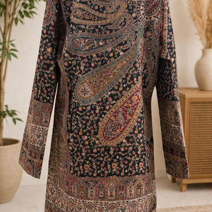 Kani Jamawar Wool Jacket | Size 44 Kashmir Artwear