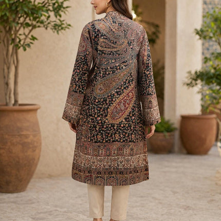 Kani Jamawar Wool Jacket | Size 44 Kashmir Artwear
