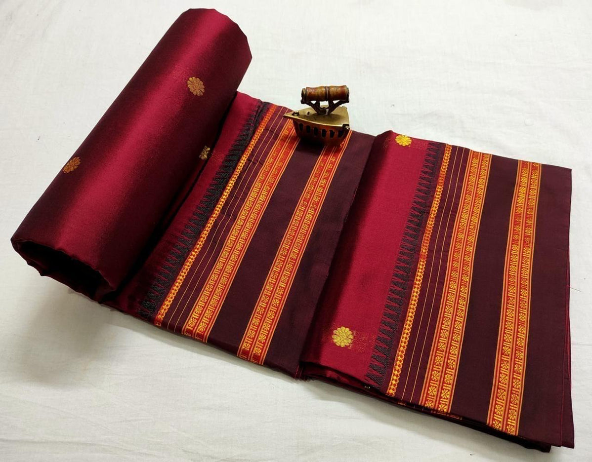 Yeola Narayan Peth Silk Saree l Traditional Pallu