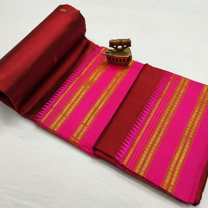 Yeola Narayan Peth Silk Saree l Traditional Pallu