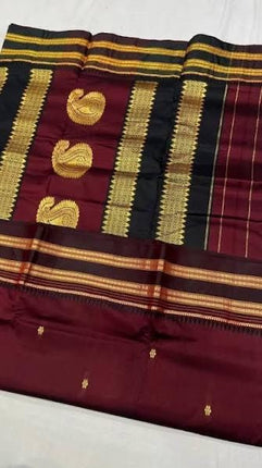 Yeola Narayan Peth Silk Saree l Traditional Pallu