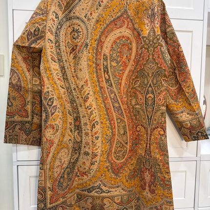 Kani Jamawar Wool Jacket | Kashmir Paisley Artwear Multiple Size-44