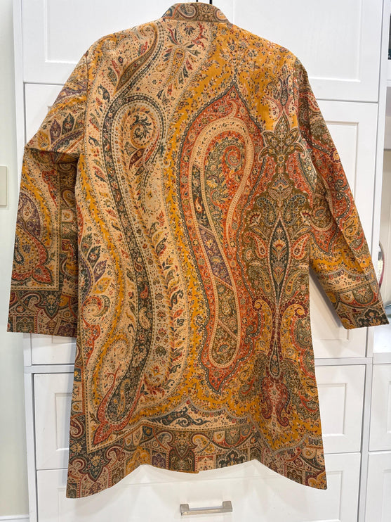 Kani Jamawar Wool Jacket | Kashmir Paisley Artwear Multiple Size-44