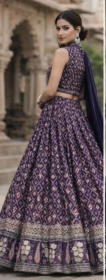 Designer Lehenga Set | Embroidered and sequence l