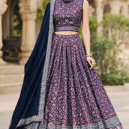 Designer Lehenga Set | Embroidered and sequence l