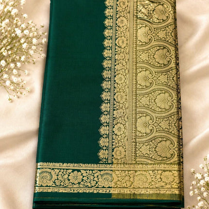 Banglore Silk Saree with Resham weaving