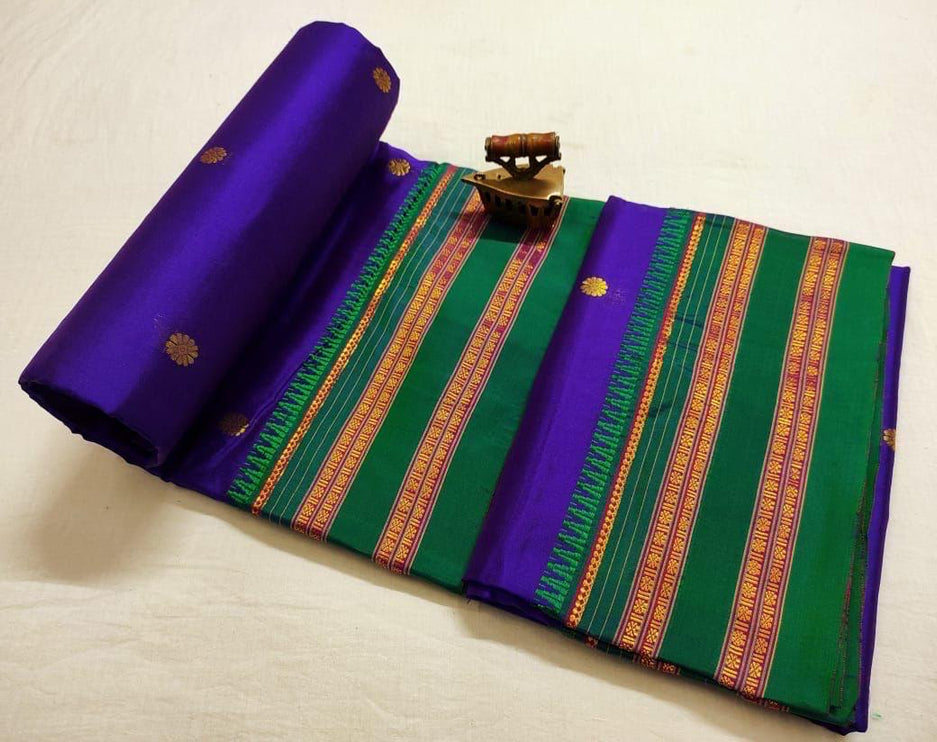 Narayan Peth Silk Saree | Traditional Pallu