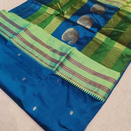 Narayan Peth Silk Saree | Traditional Pallu