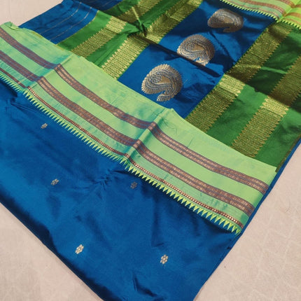 Narayan Peth Silk Saree | Traditional Pallu