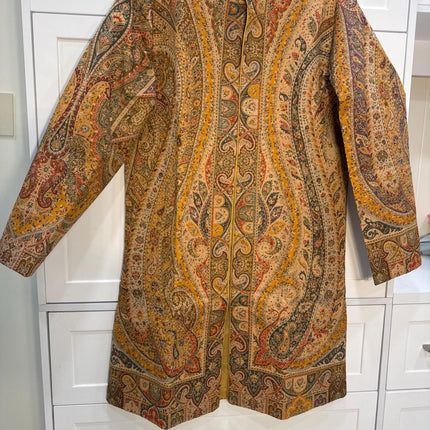 Kani Jamawar Wool Jacket | Kashmir Paisley Artwear Multiple Size-44