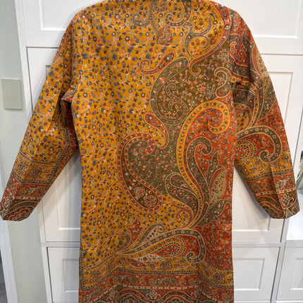 Kani Jamawar Wool Jacket | Kashmir kalamkari Paisley Artwear Multiple Size-40
