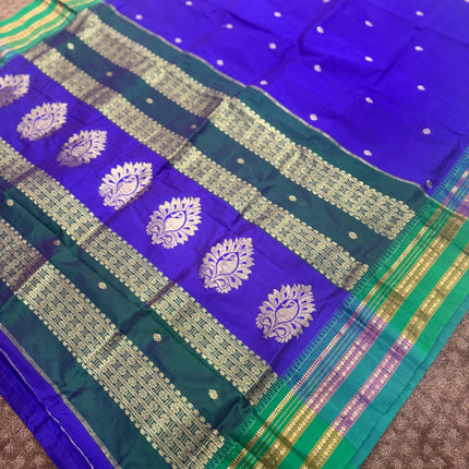 Narayan Peth Silk Saree | Traditional Pallu