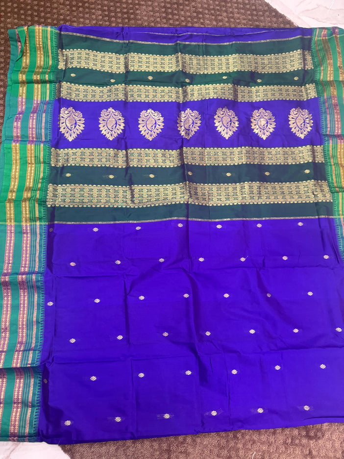Narayan Peth Silk Saree | Traditional Pallu