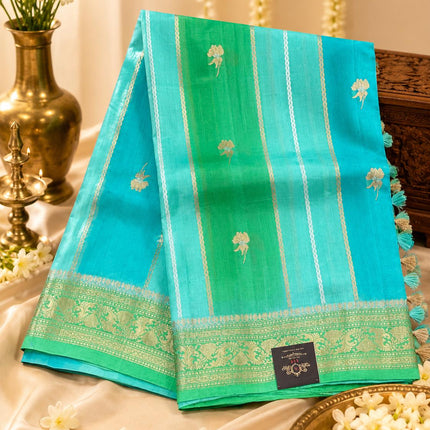 Katan Banarasi Rangkat Handloom Pure Silk
