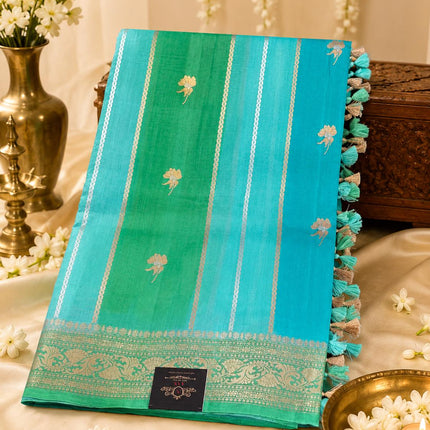 Katan Banarasi Rangkat Handloom Pure Silk