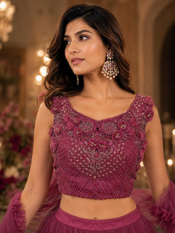 Designer Lehenga Set | Hans work Embroidered Designer Lehenga l