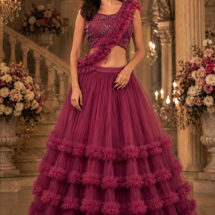 Designer Lehenga Set | Hans work Embroidered Designer Lehenga l