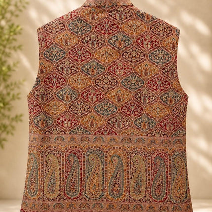 Kani Jamawar  MENS waistcoats, structured fit | Statement fashion wear| JKMW-502