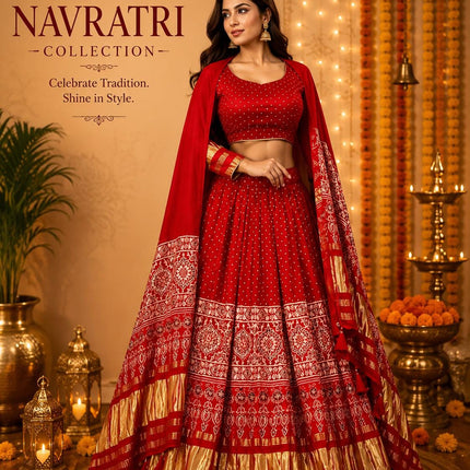 Designer Modal Silk Lehenga Set |