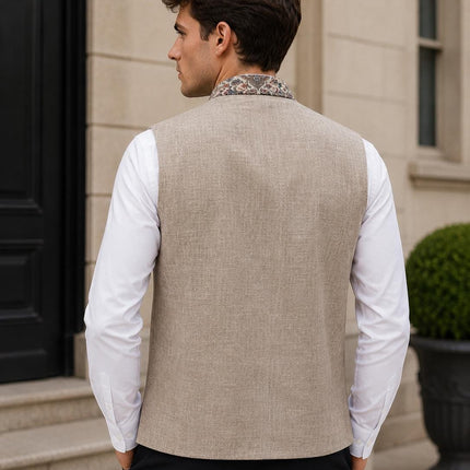 Mens Kani Pashmina Waistcoat, Woven , Indo western fusion jacket