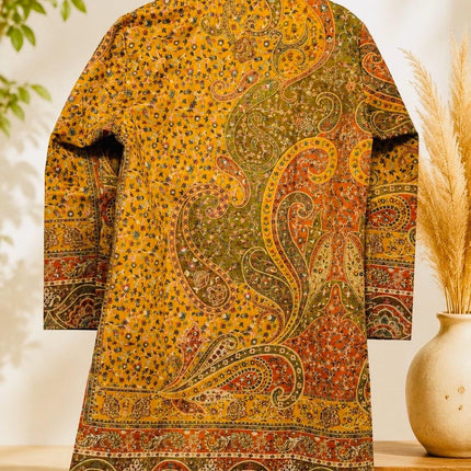 Kani Jamawar Wool Jacket | Kashmir kalamkari Paisley Artwear Multiple Size-40