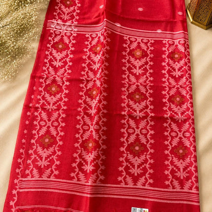 SILK MARK CERTIFIED Handloom l Jamdani Saree |  Tussar Silk  |