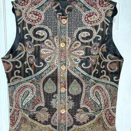 Kani Jamawar  MENS waistcoats, structured fit | Statement fashion wear| JKMW-502 size L