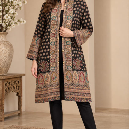 Kani wooven Wool Jacket | Kashmir Artwear, Size 45