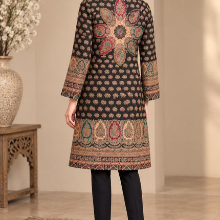 Kani wooven Wool Jacket | Kashmir Artwear, Size 45