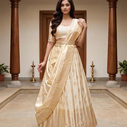 Ready-to-Wear Half Saree / Silk Lehenga Set | Traditional Indian Lehenga | Festive & Wedding Wear