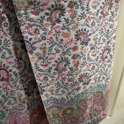 Women's Light Cornflower Blue Kani Jamawar Long Jacket - product photo 4